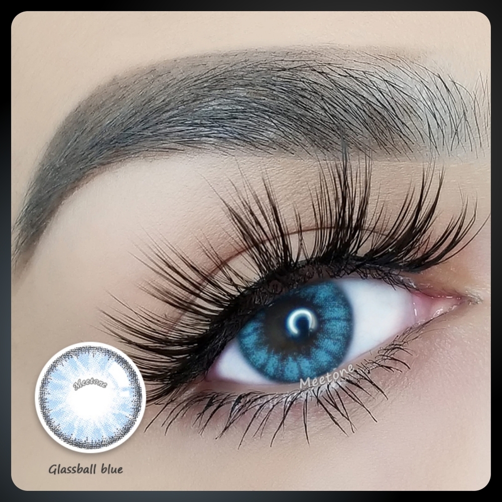 Eton Glassball Blue Lashes